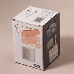 Органайзер для ватных дисков, с крышкой, d=6.7×11 см, белый