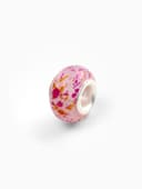 Шарм бусина «Краски», для творчества, розовые