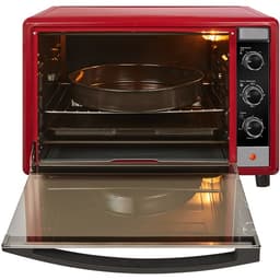 Мини-печь NORDFROST RC 450 ZR pizza, 2000 Вт, 45 л, 100-250°С, гриль, конвекция, красная