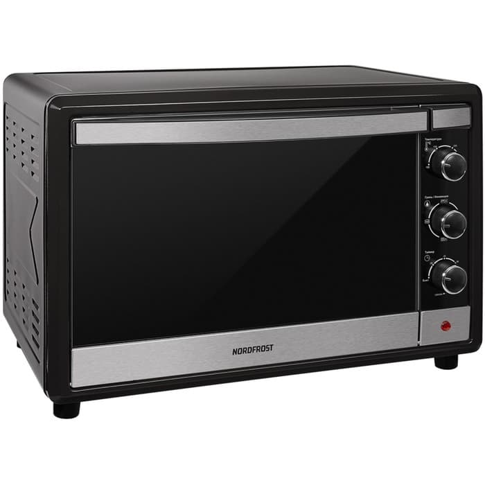 Мини-печь NORDFROST RC 450 ZB pizza, 2000 Вт, 45 л, 100-250°С, гриль, конвекция, чёрная