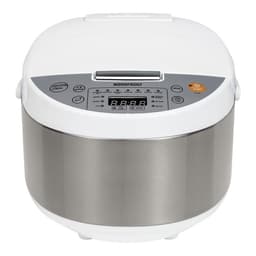 Мультиварка NORDFROST MC 550 WX, 860 Вт, 5 л, 13 программ, тефлон, белая, серебристая