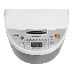 Мультиварка NORDFROST MC 550 WX, 860 Вт, 5 л, 13 программ, тефлон, белая, серебристая
