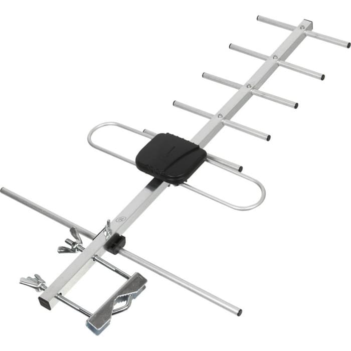 Антенна телевизионная Hyundai H-TAE120, 11 дБ, пассивная, серебристая