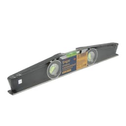 Уровень алюминиевый трапециевидный ТУНДРА ПРОФИ, фрезерованный, 3 глазка, 400 мм