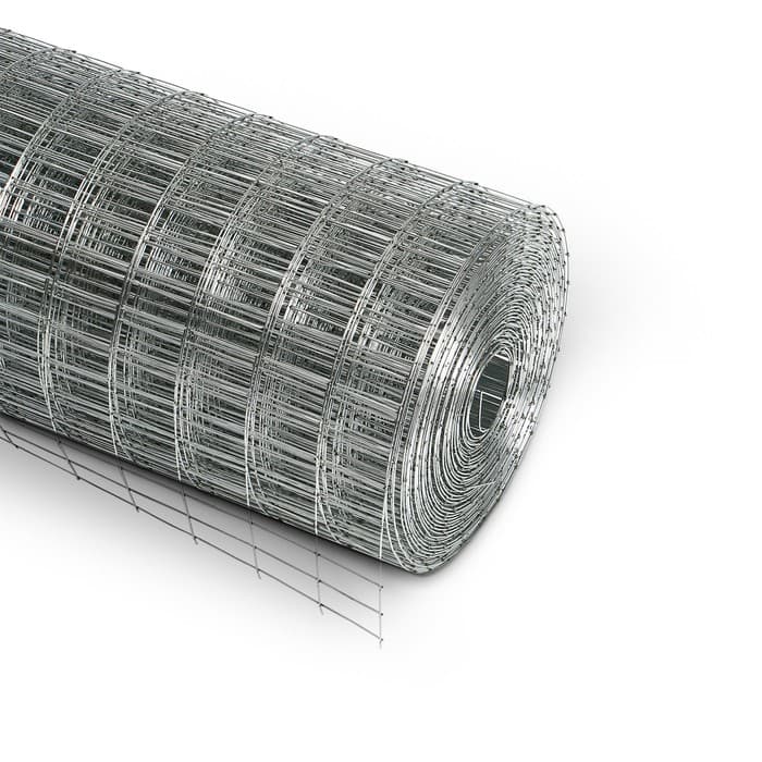 Сетка оцинкованная, сварная, 10×0.5 м, ячейка 12.5×25 мм, d=0.7 мм, Greengo