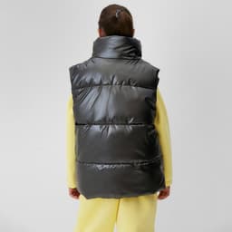 Жилет для девочки MINAKU: Cozy Winter, серый, рост 122 см