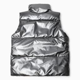 Жилет для девочки MINAKU: Cozy Winter, серый, рост 122 см