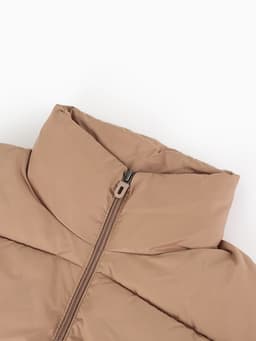 Жилет для девочки MINAKU: Cozy Winter, бежевый, рост 140 см