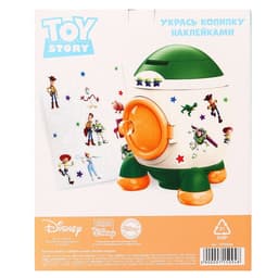 Копилка ракета с набором наклеек, 22.5 см × 18.5 см × 17.5 см, «Игрушки», История игрушек