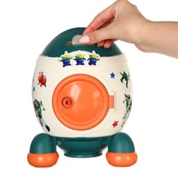 Копилка ракета с набором наклеек, 22.5 см × 18.5 см × 17.5 см, «Игрушки», История игрушек