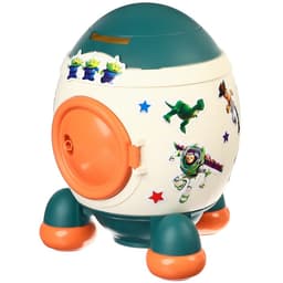 Копилка ракета с набором наклеек, 22.5 см × 18.5 см × 17.5 см, «Игрушки», История игрушек