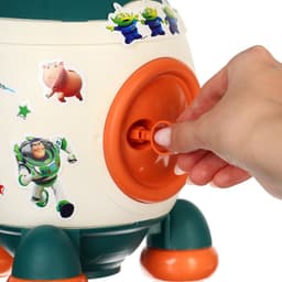 Копилка ракета с набором наклеек, 22.5 см × 18.5 см × 17.5 см, «Игрушки», История игрушек