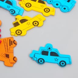 Декор для творчества EVA «Транспорт наземный», набор 12 г, 13×15 см