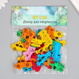 Декор для творчества EVA «Транспорт наземный», набор 12 г, 13×15 см