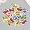 Декоративные элементы для творчества «Арт Узор. Автомобили», набор 14 шт., EVA 10×13 см