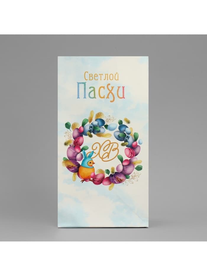 Пакет подарочный без ручек «Светлый праздник Пасхи», 10×19.5×7 см