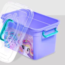 Контейнер для хранения игрушек «Радужные единорожки», 6.5 л