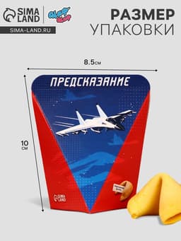 Печенье с предсказанием «С днем защитника отечества», 1 шт.