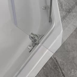 Душевое ограждение Comforty 31N, прозрачное стекло, с поддоном, 90×90×200 см