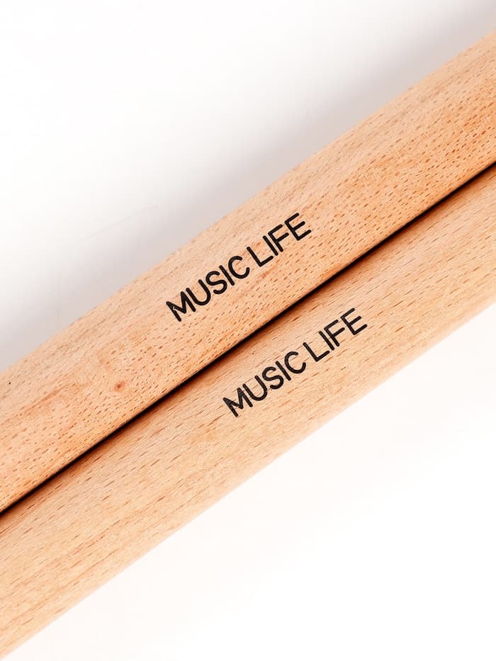 Набор ритмических палочек, 2 шт., Клавесы Music Life, 20×4×2 см