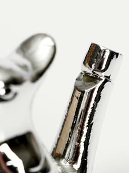 Свистулька керамическая птичка «Серебряная»