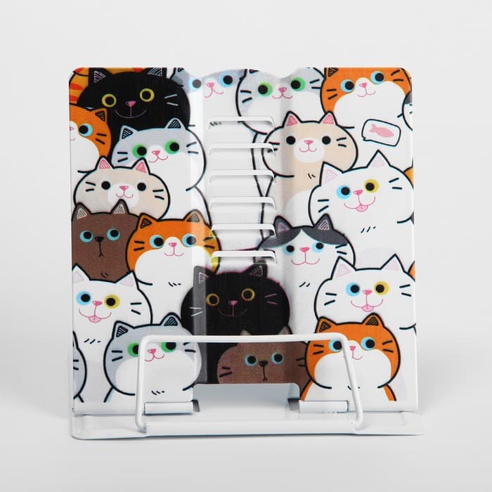 Подставка для книг «Котики», 15.2×18 см