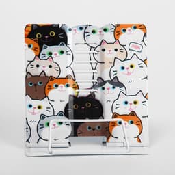 Подставка для книг «Котики», 15.2×18 см