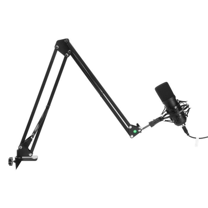 Микрофон проводной Oklick SM-700G, USB, 18 000 Гц, провод 2.5 м, чёрный