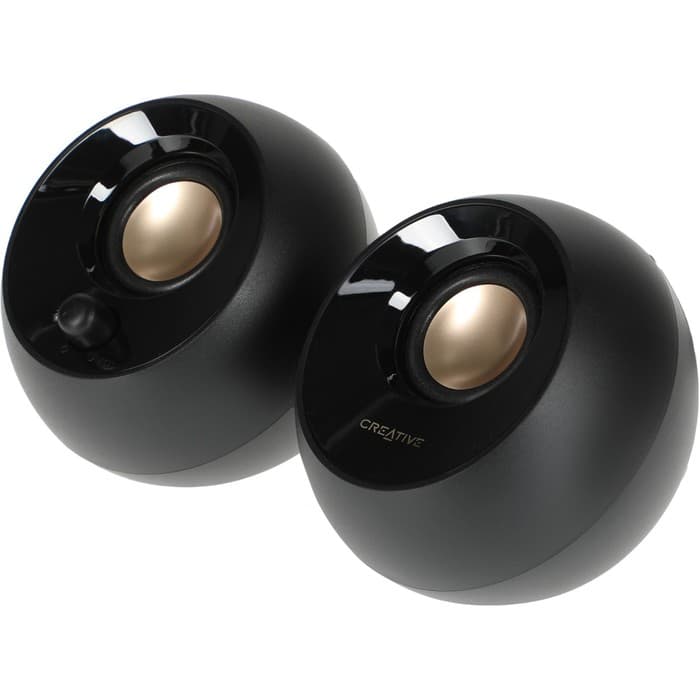 Колонки компьютерные Creative Pebble MF1680, 2.0, 4.4 Вт, чёрные