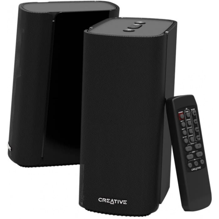 Колонки компьютерные Creative T100, 2.0, 40 Вт, Bluetooth, чёрные