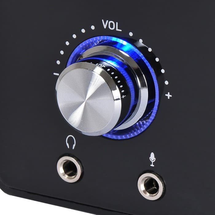 Колонки Oklick OK-116, формат акустики 2.0, 6 Вт, USB, чёрные