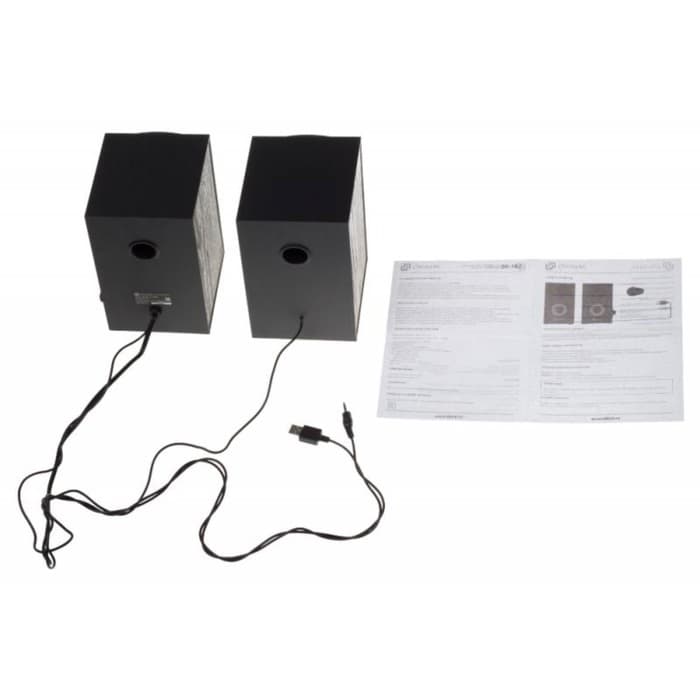 Колонки Oklick OK-162, формат акустики 2.0, 8 Вт, USB, МДФ, чёрные