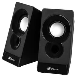 Колонки Oklick OK-165, формат акустики 2.0, 6 Вт, USB, чёрные
