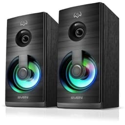 Колонки Sven SPS-512, формат акустики 2.0, 6 Вт, USB, МДФ, чёрные