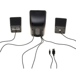 Компьютерные колонки Оклик OK-420, 2.1, 3×2 Вт + 5 Вт, USB, Jack 3.5 мм, черные