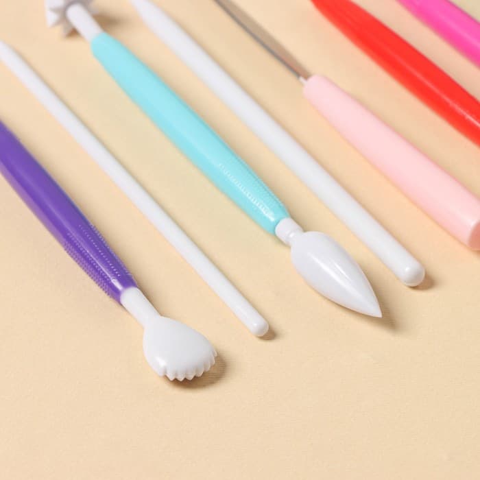 Стеки для моделирования кондитерских украшений Доляна, 10 шт., пластик, МИКС