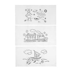 Комплект раскрасок для автомобильного столика, многоразовые, 42×20 см, 3 шт.