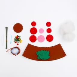 Цветы своими руками в горшочке «Букет розовых цветочков», набор для творчества