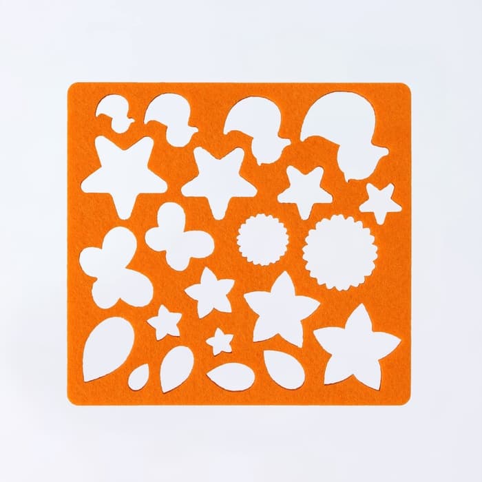 Валяние из шерсти. Набор трафаретов для валяния, 16×16 см, 7 шт.