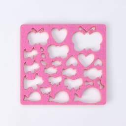 Валяние из шерсти. Набор трафаретов для валяния, 16×16 см, 7 шт.