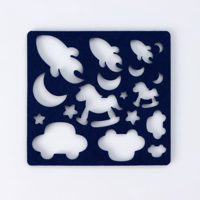 Валяние из шерсти. Набор трафаретов для валяния, 16×16 см, 7 шт.