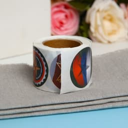 Наклейки для цветов и подарков «С 23 февраля», 4.4×4.4 см, 252 шт.