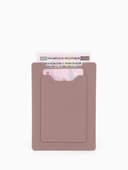 Обложка для автодокументов, СТС и права, 9×0.3×12.5 см, розовая