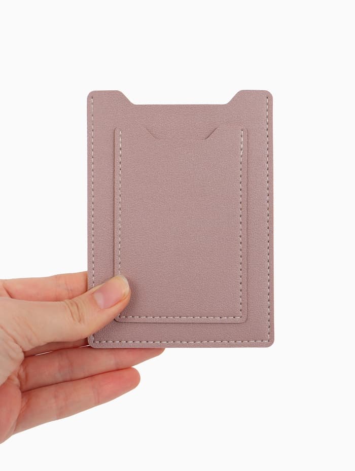 Обложка для автодокументов, СТС и права, 9×0.3×12.5 см, розовая