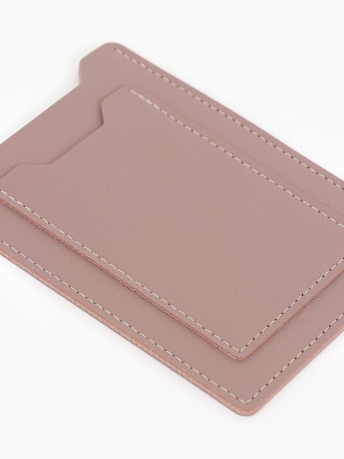 Обложка для автодокументов, СТС и права, 9×0.3×12.5 см, розовая