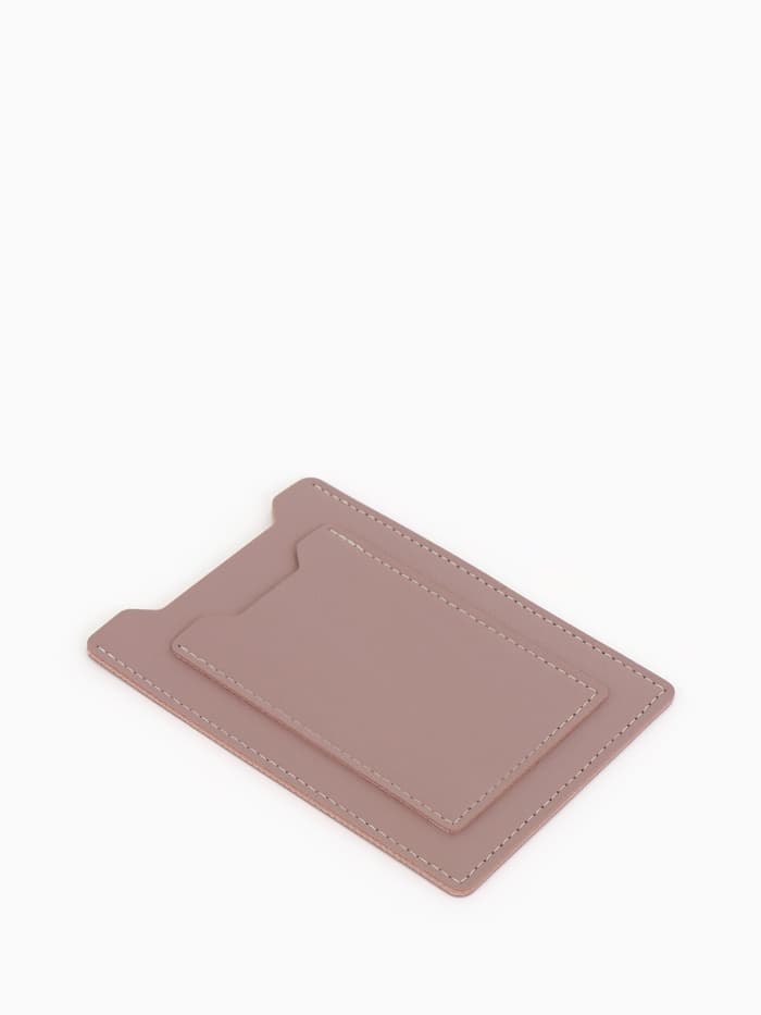 Обложка для автодокументов, СТС и права, 9×0.3×12.5 см, розовая