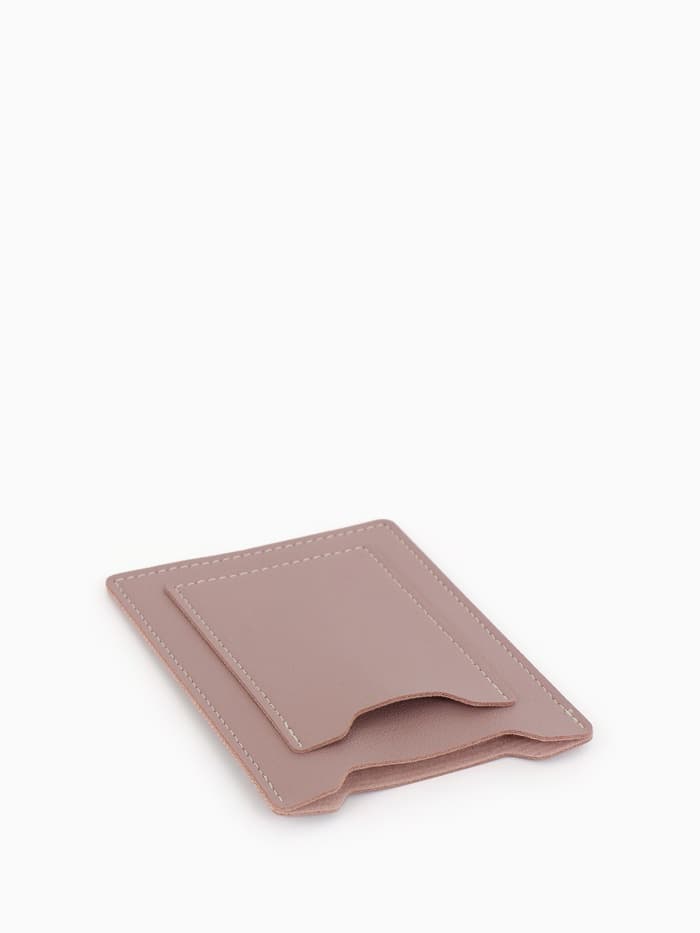 Обложка для автодокументов, СТС и права, 9×0.3×12.5 см, розовая