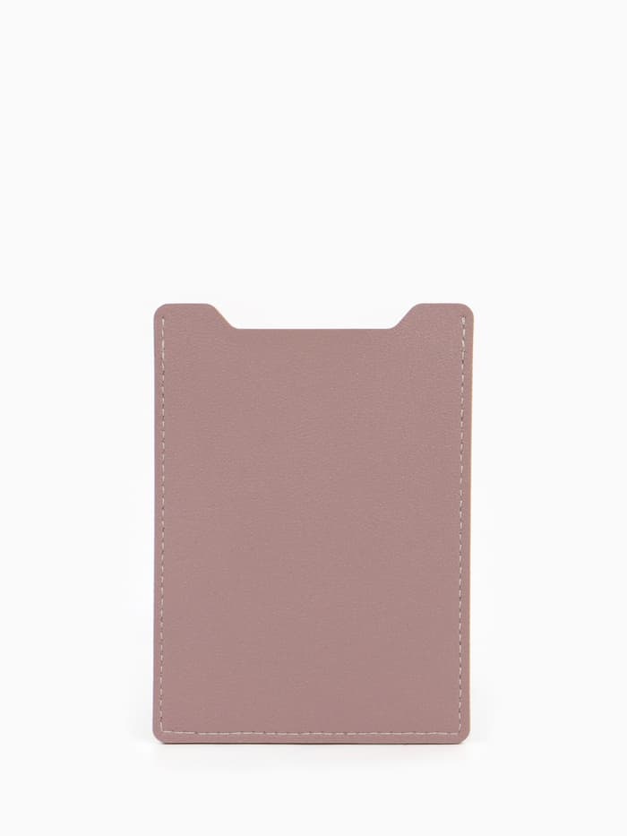 Обложка для автодокументов, СТС и права, 9×0.3×12.5 см, розовая