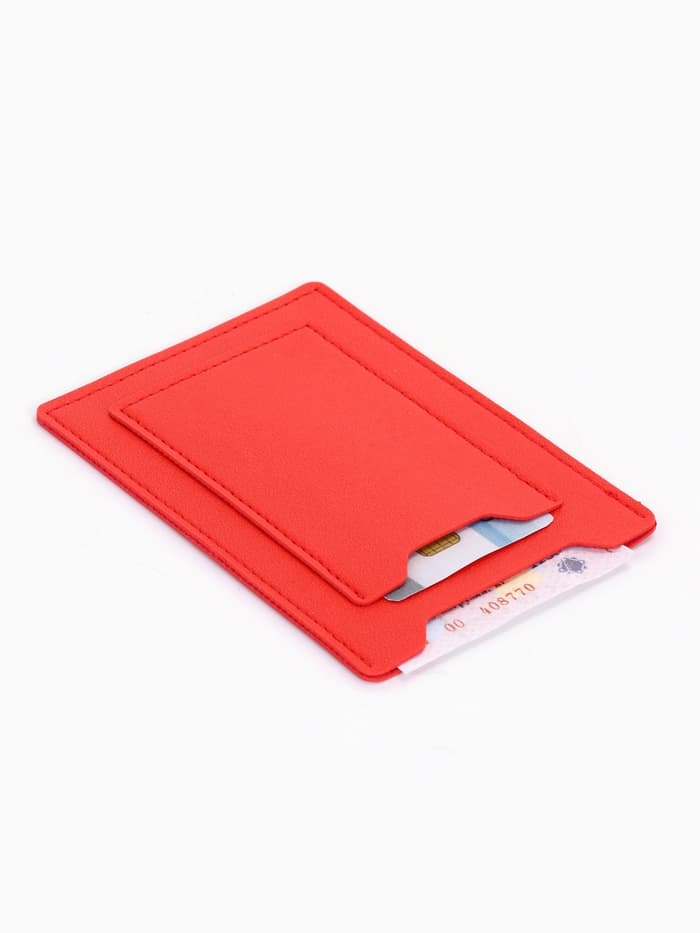 Обложка для автодокументов, цвет красный