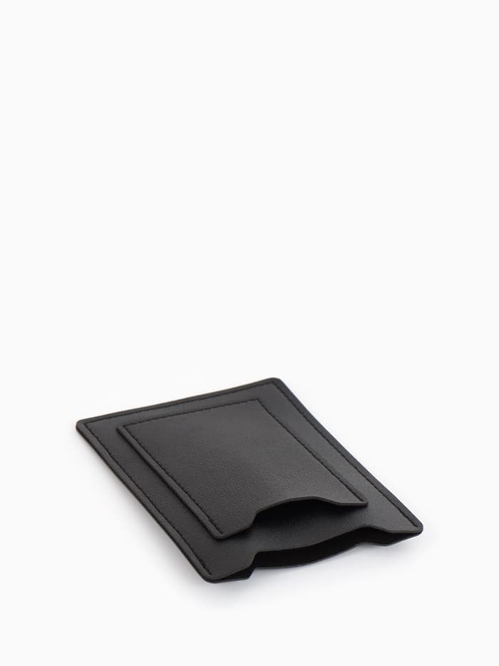 Обложка для автодокументов, СТС и права, 9×0.3×12.5 см, чёрная